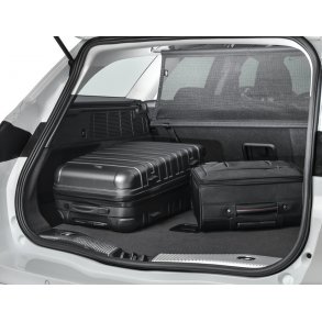 Adskillelsesnet til bagagerum fastgres bag 2. sderkke, Stationcar, ikke til HEV.