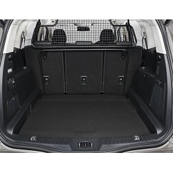 Bagagerumsmtte sort, med S-MAX logo, 5-sders, vendbar.