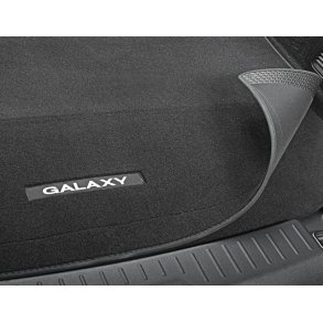 Bagagerumsmtte sort, med Galaxy logo, vendbar.