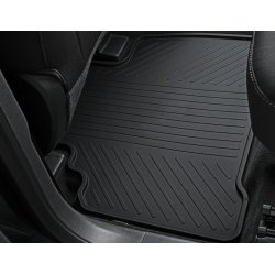 Gulvmtter, gummi bag, sort, til 2. sderkke.