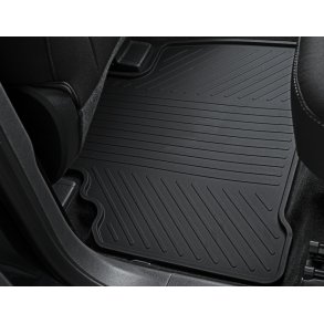 Gulvmtter, gummi bag, sort, til 2. sderkke.