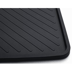 Gulvmtter, gummi bag, sort, til 3. sderkke.