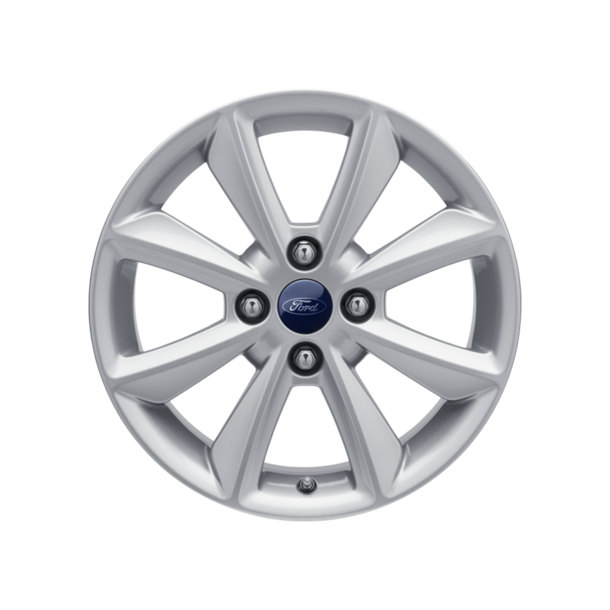 Aluflg 16" 8-eget design, Sparkle Silver ''brug bilens dk''