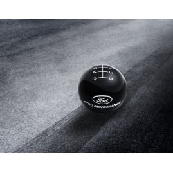 Ford Performance-gearknop med Ford Performance logo, 6-trins manuel gearkasse