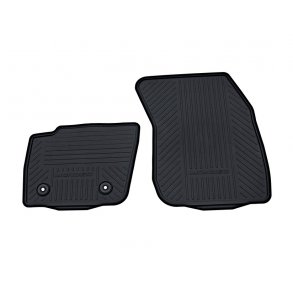 Gulvmtter, gummi for, sort.