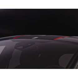 Effektstriber til tag, mat-sort/blank-rd