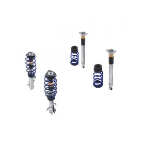 Coilover fjeder- og stddmperst rustfrit stl, i Ford Performance Blue, Til ST