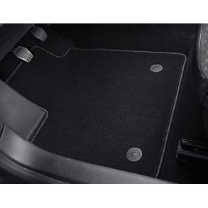 Gulvmtter, standardtppe sort, for + bag.