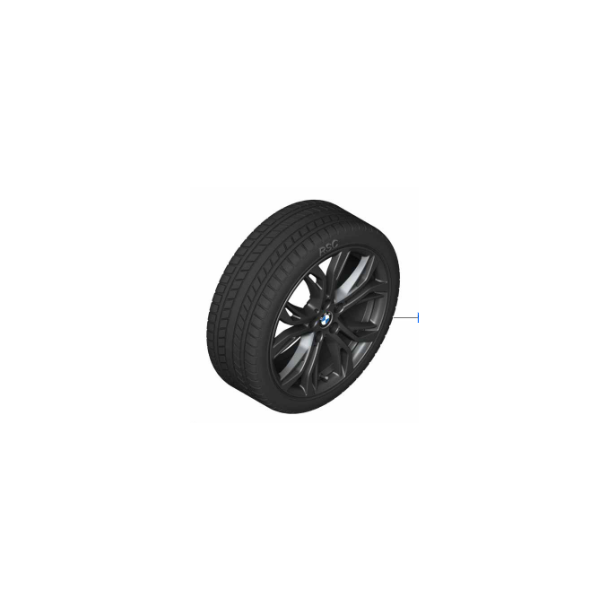 Vinterhjulst Style 566 (Sort) 225/50R18