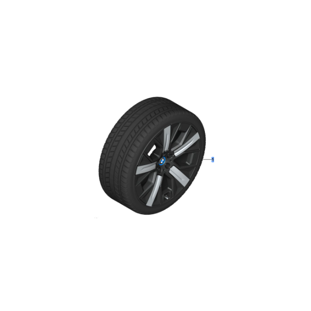 BMW Vinterhjulst Sort Style 1011 21"