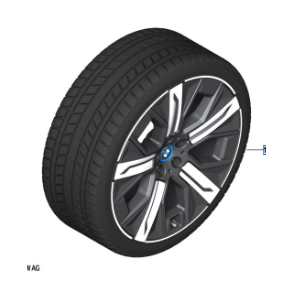 BMW Vinterhjulst Midnight Gray Style 1012 21