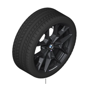 BMW Vinterhjul Style 942M Jet Black 245/45R19 - 275/40R19 Pirelli P-Zero Winter