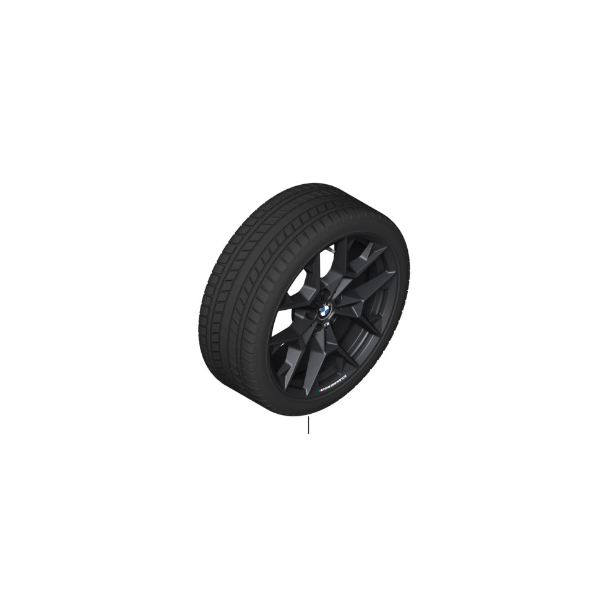 BMW Vinterhjul Style 942M Jet Black 245/45R19 Pirelli P-Zero Winter