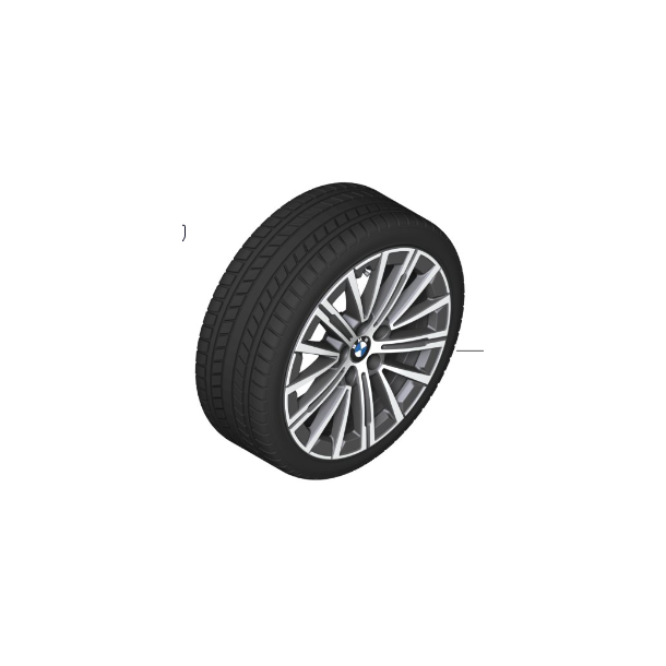 BMW Vinterhjul Style 833 17"