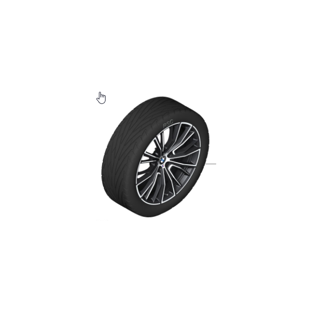 BMW Sommerhjulst Style 732M 20" sort