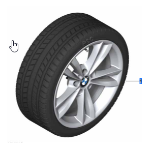 BMW Vinterhjulst Style 658 18
