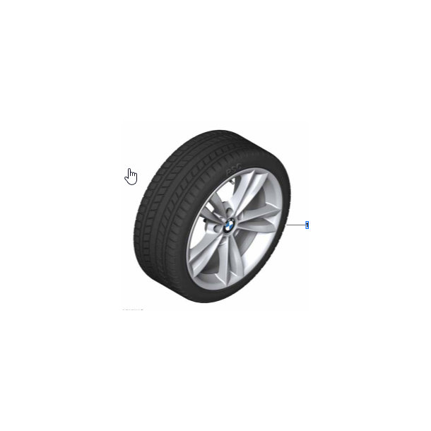 BMW Vinterhjulst Style 658 18"