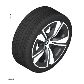 BMW Vinterhjulst Style 852 17