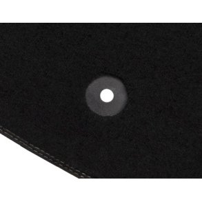 Premium gulvmtter, velour For og bag, sort med gr syning, ikke til PHEV, Ambiente og Trend