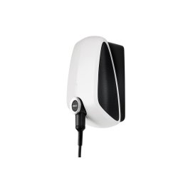 EVBox* Elvi Vgmonteret ladeboks med fastmonteret kabel, Polar White.