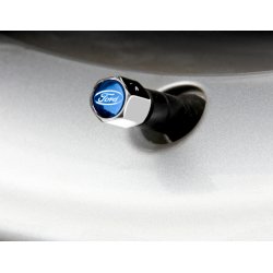 Ford Performance ventilhtter slv med bl overdel og hvid Ford oval