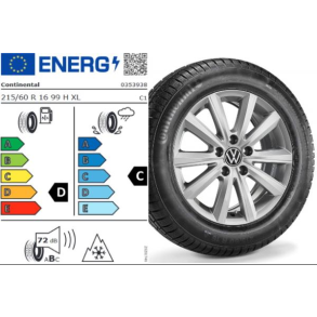# Vinterkomplethjul - alu 16