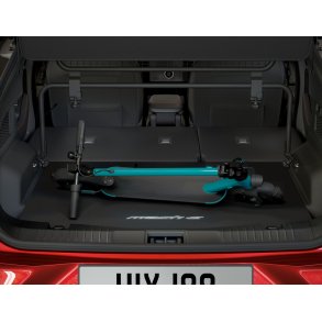 Bagagerumsmtte Vendbar, med Mach-E logo.