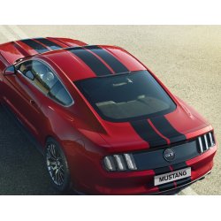 Racing Stripes topmontering, blanksort, ikke med bagspoiler.