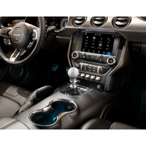 Ford Performance-gearknop "Bullitt", 6-trins manuel gearkasse.