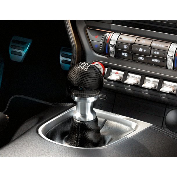 Ford Performance-gearknop, 6-trins manuel gearkasse.