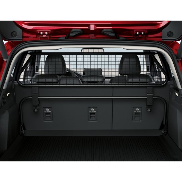 Bagagerumsgitter halv hjde, fastgres bag 2. sderkke, stationcar.
