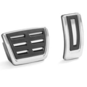 Pedalkappest i krom-look