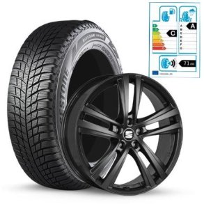 Vinterkomplet hjul - alu 16