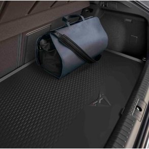 Bagagerumsbakke, hrd gummi med kant