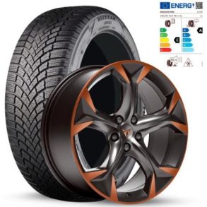 Vinterkomplet hjul - alu 19