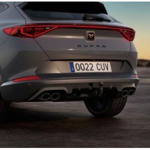 Anhngertrk med svingbar kugle - fabriksforberedt