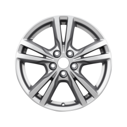 Komplet Vinterhjul 17" Aluflg-Bridgestone, 5 x 2-eget design, Sparkle Silver.