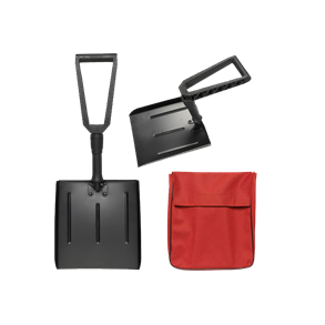 Sneskovl i metal - Sammenklappelig