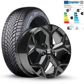 Vinterkomplet hjul - alu 15