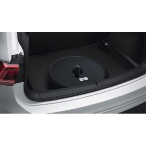 Soundsystem til reservehjulsfordybning