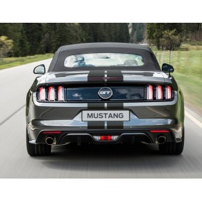 Racing Stripes mat-sort, ikke med hajfinne-antenne.