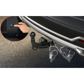 Svingbart anhngertrk m. 13-polet stik