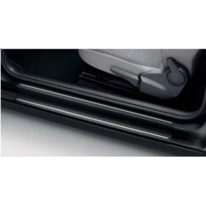 # Org. Drtrinsbeskyttelse Folie 2-Drs Sort med slvstribe