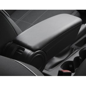 Armln med indbygget USB-port til opladning af mobilenhed.