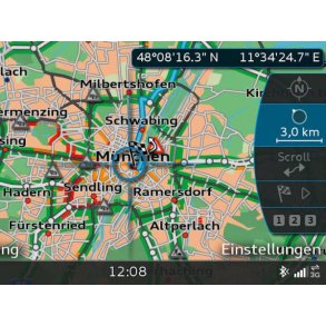 Aktivering af navigationsfunktion (understtter ikke dansk tekst eller tale