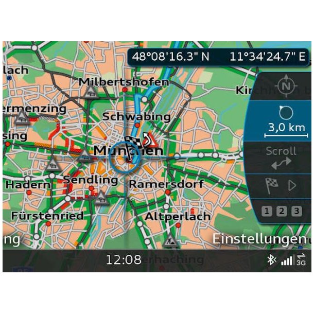 Aktivering af navigationsfunktion (understtter ikke dansk tekst eller tale