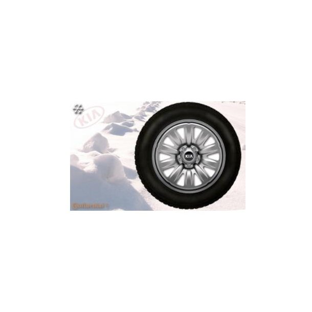  Vinterhjul - Unik 17" stlflg (Conti) (Ink. TPMS)