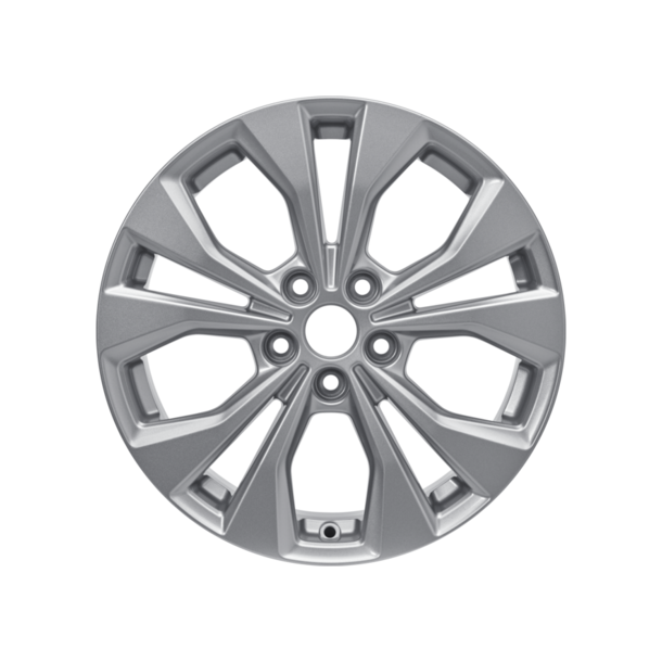 Aluflg 17" 5 x 2-eget design, Sparkle Silver