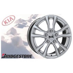 Kpl. Vinterhjul - Alu - Bridgestone