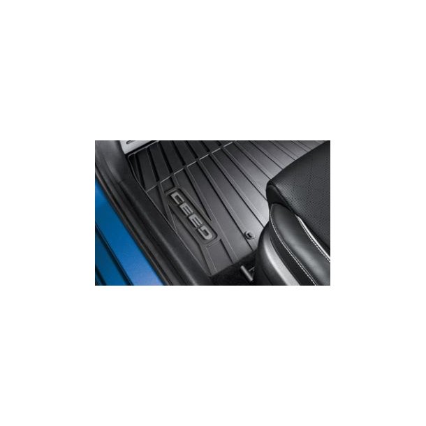 Bundmttest, Gummi - Sort m/ gr logo